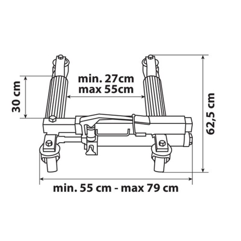 ΓΡΥΛΟΣ ΥΔΡΑΥΛΙΚΟΣ ΜΕ ΡΟΔΑΚΙΑ (680 kg) - 1 ΤΕΜ. - Lampa - L7150.5 ΓΡΥΛΟΣ ΥΔΡΑΥΛΙΚΟΣ ΜΕ ΡΟΔΑΚΙΑ (680 kg) - 1 ΤΕΜ. - Lampa - L7150.5