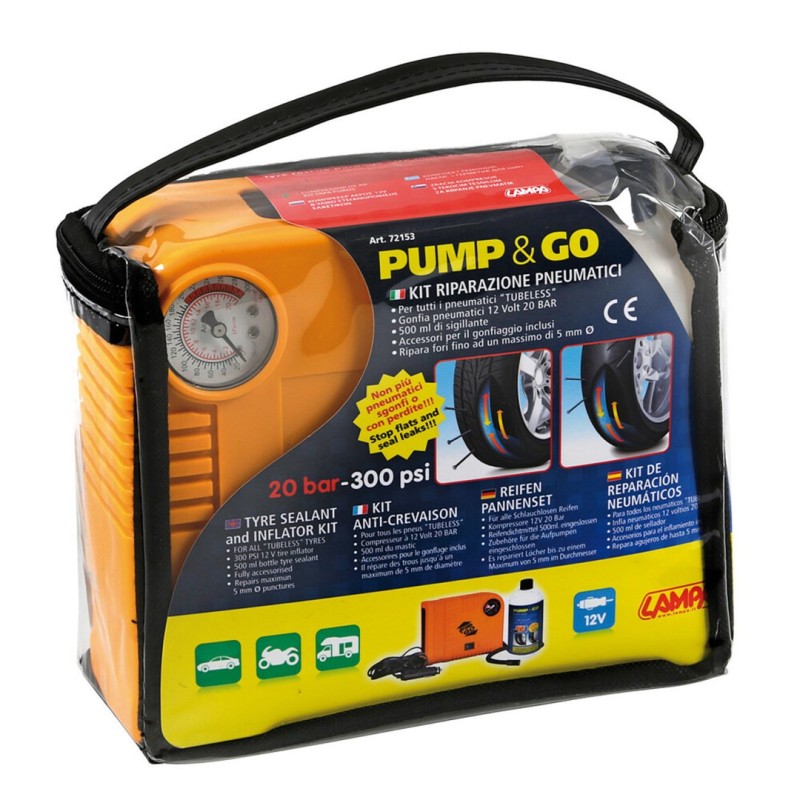 ΚΟΜΠΡΕΣΕΡ ΑΕΡΑ PUMP ΚΑΙ GO ΜΕ ΥΓΡΟ ΕΠΙΣΚΕΥΗΣ ΕΛΑΣΤΙΚΩΝ 500ml - Lampa - 7215.3-LM ΚΟΜΠΡΕΣΕΡ ΑΕΡΑ PUMP ΚΑΙ GO ΜΕ ΥΓΡΟ ΕΠΙΣΚΕΥΗΣ ΕΛΑΣΤΙΚΩΝ 500ml - Lampa - 7215.3-LM