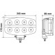 ΠΡΟΒΟΛΕΑΣ PLUTON NOVA 10-30V 18CREE LED 64W 6500lm ΚΑΡΦΙ ΜΕ NEON ΘΕΣΕΩΣ 245x170x89mm 1ΤΕΜ. - Lampa - L7223.8 ΠΡΟΒΟΛΕΑΣ PLUTON NOVA 10-30V 18CREE LED 64W 6500lm ΚΑΡΦΙ ΜΕ NEON ΘΕΣΕΩΣ 245x170x89mm 1ΤΕΜ. - Lampa - L7223.8