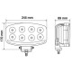 ΠΡΟΒΟΛΕΑΣ PLUTON NIX 10-30V 18CREE LED 64W 6500lm ΚΑΡΦΙ ΜΕ NEON ΘΕΣΕΩΣ 245x170x89mm 1ΤΕΜ. - Lampa - L7223.9 ΠΡΟΒΟΛΕΑΣ PLUTON NIX 10-30V 18CREE LED 64W 6500lm ΚΑΡΦΙ ΜΕ NEON ΘΕΣΕΩΣ 245x170x89mm 1ΤΕΜ. - Lampa - L7223.9