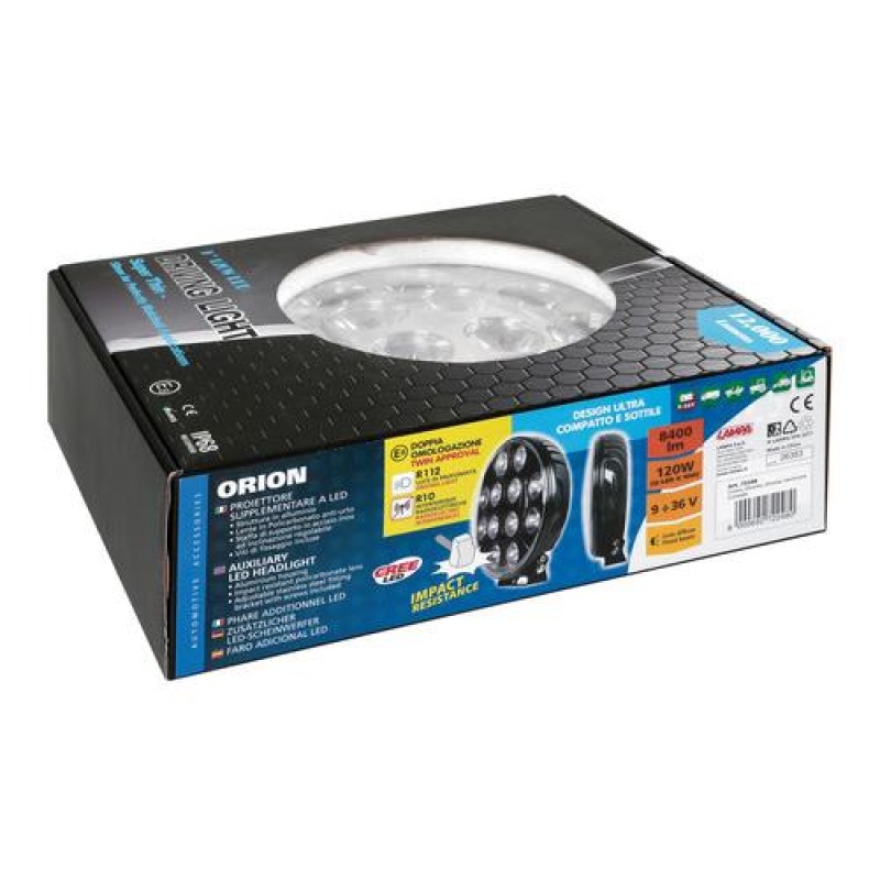 ΠΡΟΒΟΛΕΑΣ ORION 9-36V 12LED 120W 8.400LM 6.000K 215mm ΧΡΩΜΙΟ ΑΔΙΑΒΡΟΧΟΣ 1ΤΕΜ. - Lampa - L7224.8 ΠΡΟΒΟΛΕΑΣ ORION 9-36V 12LED 120W 8.400LM 6.000K 215mm ΧΡΩΜΙΟ ΑΔΙΑΒΡΟΧΟΣ 1ΤΕΜ. - Lampa - L7224.8