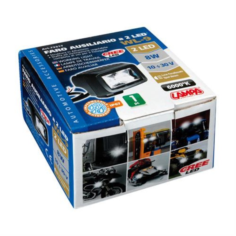 ΠΡΟΒΟΛΕΑΣ ΕΡΓΑΣΙΑΣ 2 CREE LED WL-9 10/30V 8W 520LM 6.000K -1ΤΕΜ. - Lampa - L7231.7 ΠΡΟΒΟΛΕΑΣ ΕΡΓΑΣΙΑΣ 2 CREE LED WL-9 10/30V 8W 520LM 6.000K -1ΤΕΜ. - Lampa - L7231.7
