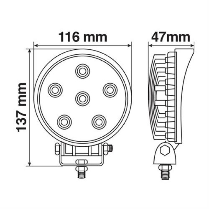 ΠΡΟΒΟΛΕΑΣ ΕΡΓΑΣΙΑΣ WL-12 18W 1440LM 12/24V ΜΕ 6 LED ΔΙΑΘΛΑΣΗΣ 6.000K (137 x 116 x 47mm) ΣΤΡΟΓΓΥΛΟΣ -1ΤΕΜ. - Lampa - L7232.6 ΠΡΟΒΟΛΕΑΣ ΕΡΓΑΣΙΑΣ WL-12 18W 1440LM 12/24V ΜΕ 6 LED ΔΙΑΘΛΑΣΗΣ 6.000K (137 x 116 x 47mm) ΣΤΡΟΓΓΥΛΟΣ -1ΤΕΜ. - Lampa - L7232.6