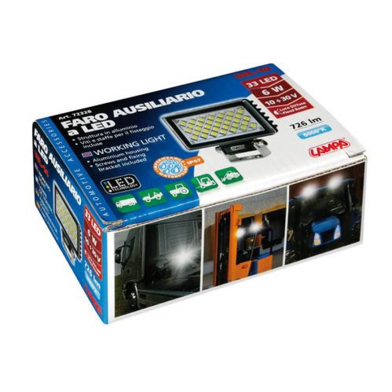 ΠΡΟΒΟΛΕΑΣ ΕΡΓΑΣΙΑΣ WL-14 10/30V 33LED 6W 726LM 6.000K ΜΕ ΦΩΣ ΔΙΑΘΛΑΣΗΣ (95x80x25 mm) 1ΤΕΜ. - Lampa - L7232.8 ΠΡΟΒΟΛΕΑΣ ΕΡΓΑΣΙΑΣ WL-14 10/30V 33LED 6W 726LM 6.000K ΜΕ ΦΩΣ ΔΙΑΘΛΑΣΗΣ (95x80x25 mm) 1ΤΕΜ. - Lampa - L7232.8