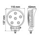 ΠΡΟΒΟΛΕΑΣ ΕΡΓΑΣΙΑΣ ΣΤΡΟΓΓΥΛΟΣ WL-16 - 6 LED 18W 10-30V (137x116x42 mm) BASIC LINE - 1 ΤΕΜ. - Lampa - L7233.0 ΠΡΟΒΟΛΕΑΣ ΕΡΓΑΣΙΑΣ ΣΤΡΟΓΓΥΛΟΣ WL-16 - 6 LED 18W 10-30V (137x116x42 mm) BASIC LINE - 1 ΤΕΜ. - Lampa - L7233.0