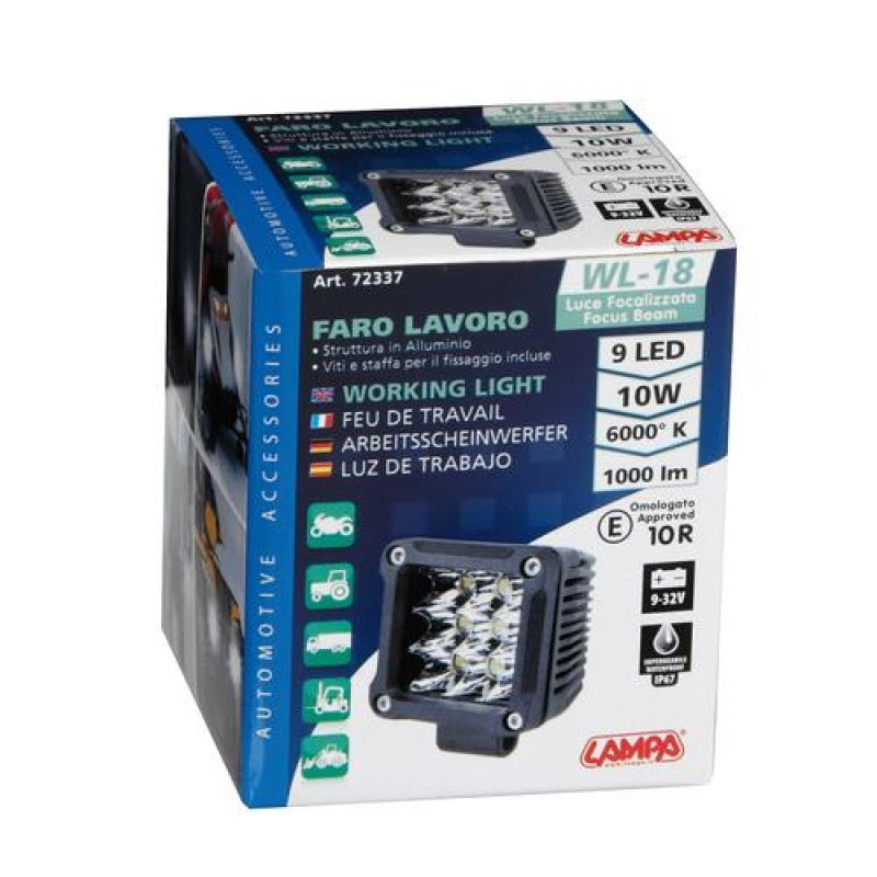ΠΡΟΒΟΛΕΑΣ ΕΡΓΑΣΙΑΣ ΤΕΤΡΑΓΩΝΟΣ WL-18 9LED 10W 1000lm 9-32V (52 x 62 x 47 mm) ΚΑΡΦΙ -1 ΤΕΜ. - Lampa - L7233.7 ΠΡΟΒΟΛΕΑΣ ΕΡΓΑΣΙΑΣ ΤΕΤΡΑΓΩΝΟΣ WL-18 9LED 10W 1000lm 9-32V (52 x 62 x 47 mm) ΚΑΡΦΙ -1 ΤΕΜ. - Lampa - L7233.7
