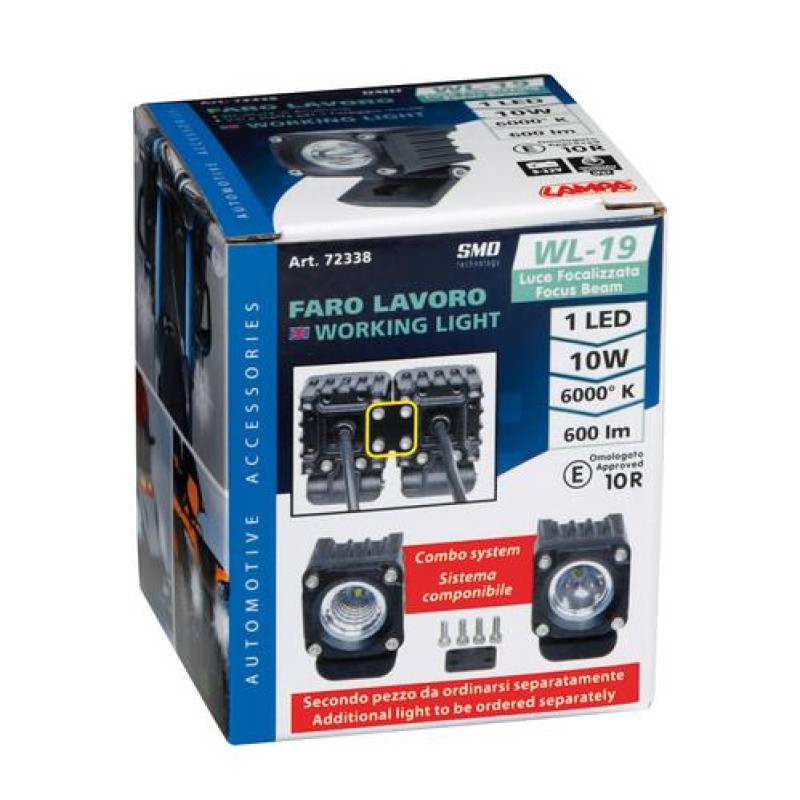 ΠΡΟΒΟΛΕΑΣ ΤΕΤΡΑΓΩΝΟΣ WL-19 1LED 10W 600lm 9-32V 36x49x42mm ΦΩΣ ΚΑΡΦΙ 1 ΤΕΜ. - Lampa - L7233.8 ΠΡΟΒΟΛΕΑΣ ΤΕΤΡΑΓΩΝΟΣ WL-19 1LED 10W 600lm 9-32V 36x49x42mm ΦΩΣ ΚΑΡΦΙ 1 ΤΕΜ. - Lampa - L7233.8