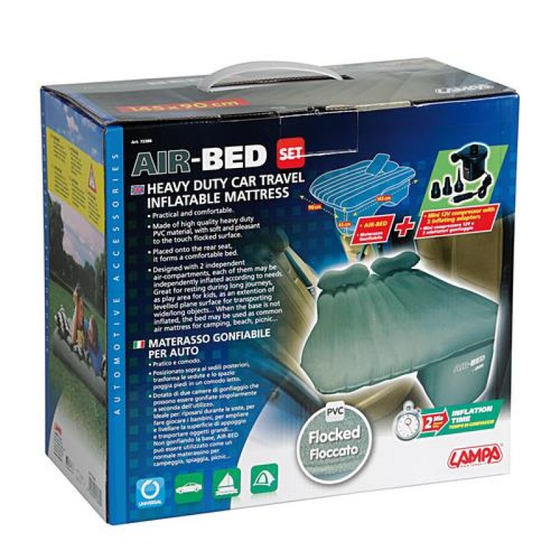ΣΤΡΩΜΑ ΑΕΡΑ ΦΟΥΣΚΩΤΟ AIR-BED 12V 145x90x45cm ΓΚΡΙ - Lampa - L7238.6 ΣΤΡΩΜΑ ΑΕΡΑ ΦΟΥΣΚΩΤΟ AIR-BED 12V 145x90x45cm ΓΚΡΙ - Lampa - L7238.6