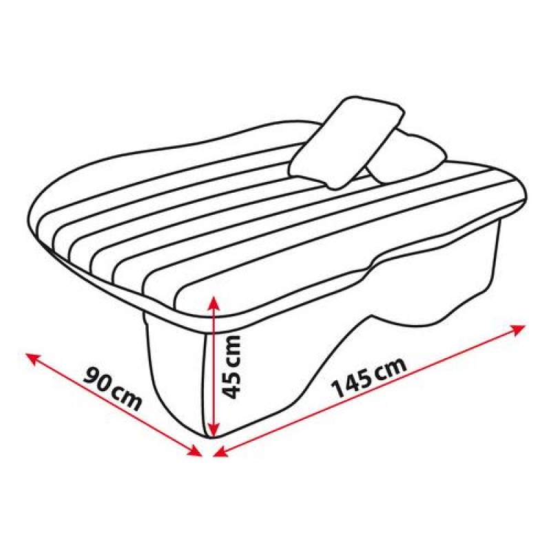 ΣΤΡΩΜΑ ΑΕΡΑ ΦΟΥΣΚΩΤΟ AIR-BED 12V 145x90x45cm ΓΚΡΙ - Lampa - L7238.6 ΣΤΡΩΜΑ ΑΕΡΑ ΦΟΥΣΚΩΤΟ AIR-BED 12V 145x90x45cm ΓΚΡΙ - Lampa - L7238.6