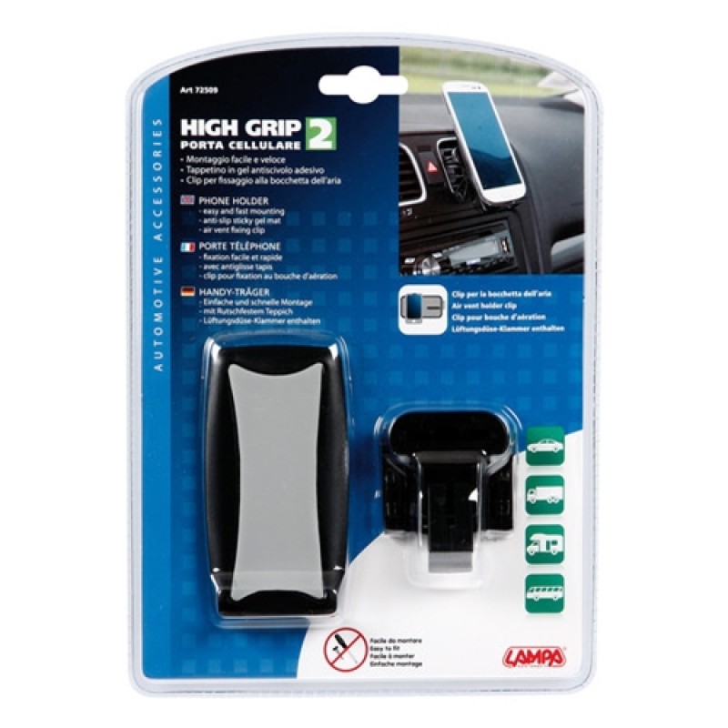 ΒΑΣΗ ΣΤΗΡΙΞΗΣ ΚΙΝΗΤΟΥ ΜΕ ΤΖΕΛ HIGH GRIP 2 - Lampa - L7250.9/T ΒΑΣΗ ΣΤΗΡΙΞΗΣ ΚΙΝΗΤΟΥ ΜΕ ΤΖΕΛ HIGH GRIP 2 - Lampa - L7250.9/T