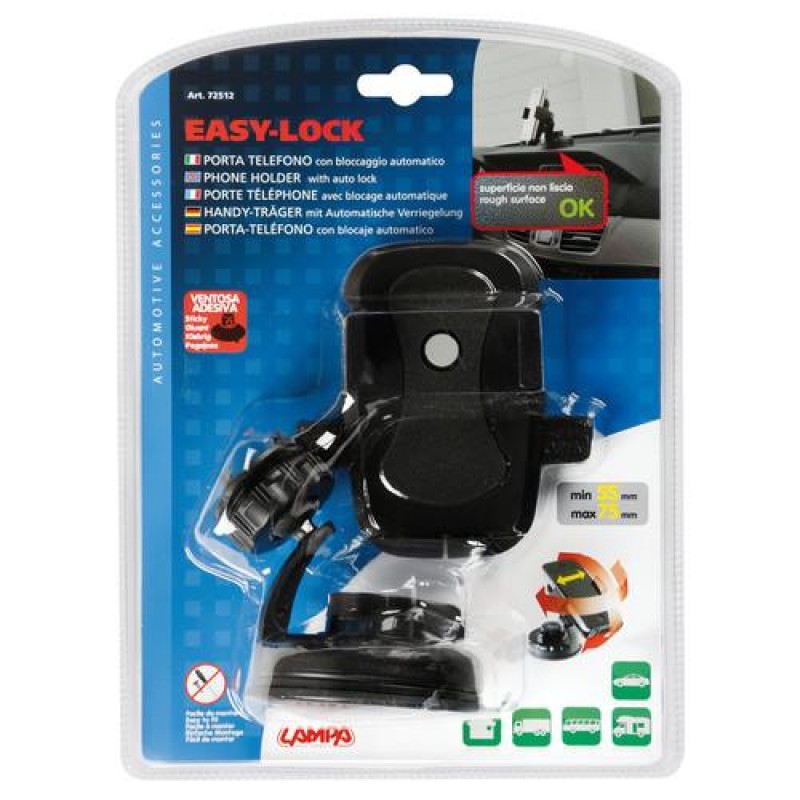 ΒΑΣΗ ΣΤΗΡΙΞΗΣ ΚΙΝΗΤΟΥ ΜΕ ΒΕΝΤΟΥΖΑ EASY-LOCK - Lampa - L7251.2/T ΒΑΣΗ ΣΤΗΡΙΞΗΣ ΚΙΝΗΤΟΥ ΜΕ ΒΕΝΤΟΥΖΑ EASY-LOCK - Lampa - L7251.2/T