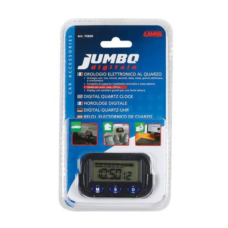ΡΟΛΟΙ - ΧΡΟΝΟΜΕΤΡΟ - ΞΥΠΝΗΤΗΡΙ JUMBO (ΜΑΥΡΟ - 68 Χ 42 Χ 12mm) - Lampa - L7283.0 ΡΟΛΟΙ - ΧΡΟΝΟΜΕΤΡΟ - ΞΥΠΝΗΤΗΡΙ JUMBO (ΜΑΥΡΟ - 68 Χ 42 Χ 12mm) - Lampa - L7283.0
