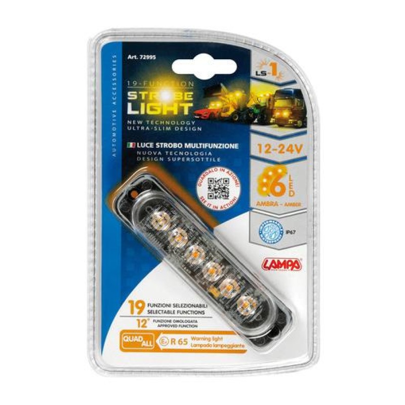 ΣΤΡΟΜΠΟ ΠΟΡΤΟΚΑΛΙ LS1 12/24V ΜΕ 6 LED 19 ΧΡΗΣΕΩΝ ΑΔΙΑΒΡΟΧΟ 113x28mm 1ΤΕΜ. - Lampa - L7299.5 ΣΤΡΟΜΠΟ ΠΟΡΤΟΚΑΛΙ LS1 12/24V ΜΕ 6 LED 19 ΧΡΗΣΕΩΝ ΑΔΙΑΒΡΟΧΟ 113x28mm 1ΤΕΜ. - Lampa - L7299.5