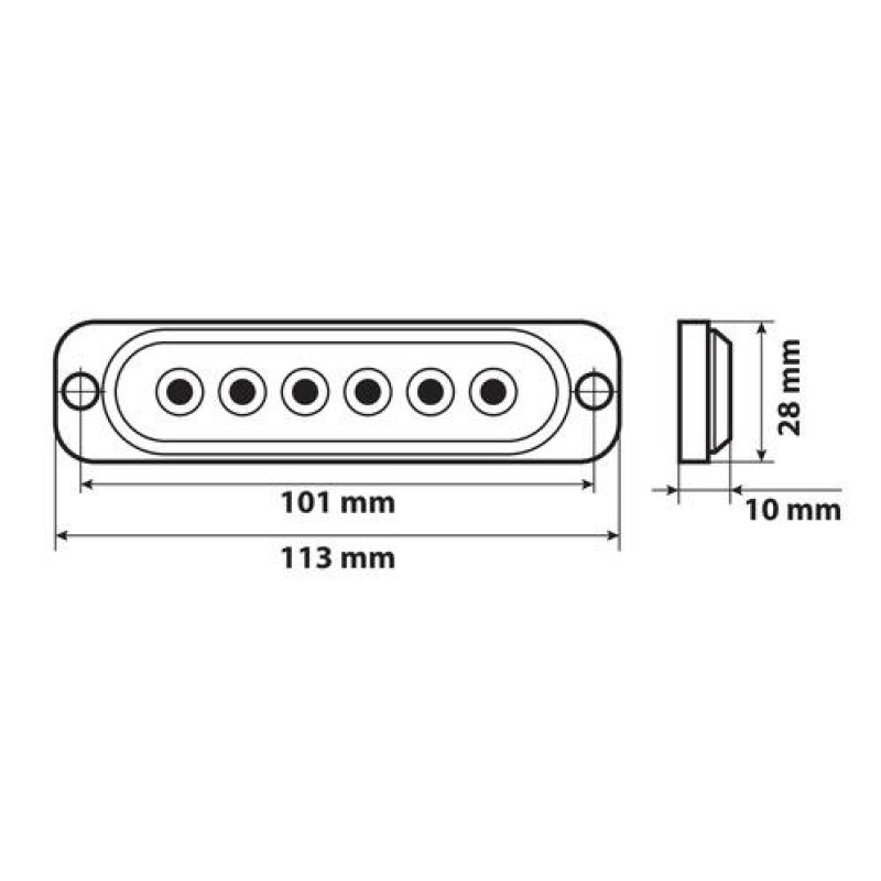 ΣΤΡΟΜΠΟ ΠΟΡΤΟΚΑΛΙ LS1 12/24V ΜΕ 6 LED 19 ΧΡΗΣΕΩΝ ΑΔΙΑΒΡΟΧΟ 113x28mm 1ΤΕΜ. - Lampa - L7299.5 ΣΤΡΟΜΠΟ ΠΟΡΤΟΚΑΛΙ LS1 12/24V ΜΕ 6 LED 19 ΧΡΗΣΕΩΝ ΑΔΙΑΒΡΟΧΟ 113x28mm 1ΤΕΜ. - Lampa - L7299.5