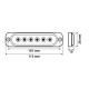ΣΤΡΟΜΠΟ ΛΕΥΚΟ LF1 12/24V ΜΕ 6 LED 19 ΧΡΗΣΕΩΝ ΑΔΙΑΒΡΟΧΟ 113x28mm 1ΤΕΜ. - Lampa - L7299.6 ΣΤΡΟΜΠΟ ΛΕΥΚΟ LF1 12/24V ΜΕ 6 LED 19 ΧΡΗΣΕΩΝ ΑΔΙΑΒΡΟΧΟ 113x28mm 1ΤΕΜ. - Lampa - L7299.6