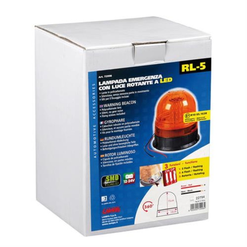 ΦΑΡΟΣ RL-5 12V/24V 3 ΧΡΗΣΕΩΝ (ΠΟΡΤΟΚΑΛΙ/ΒΙΔΩΤΟΣ - 140 Χ 150 mm) - Lampa - L7299.8 ΦΑΡΟΣ RL-5 12V/24V 3 ΧΡΗΣΕΩΝ (ΠΟΡΤΟΚΑΛΙ/ΒΙΔΩΤΟΣ - 140 Χ 150 mm) - Lampa - L7299.8