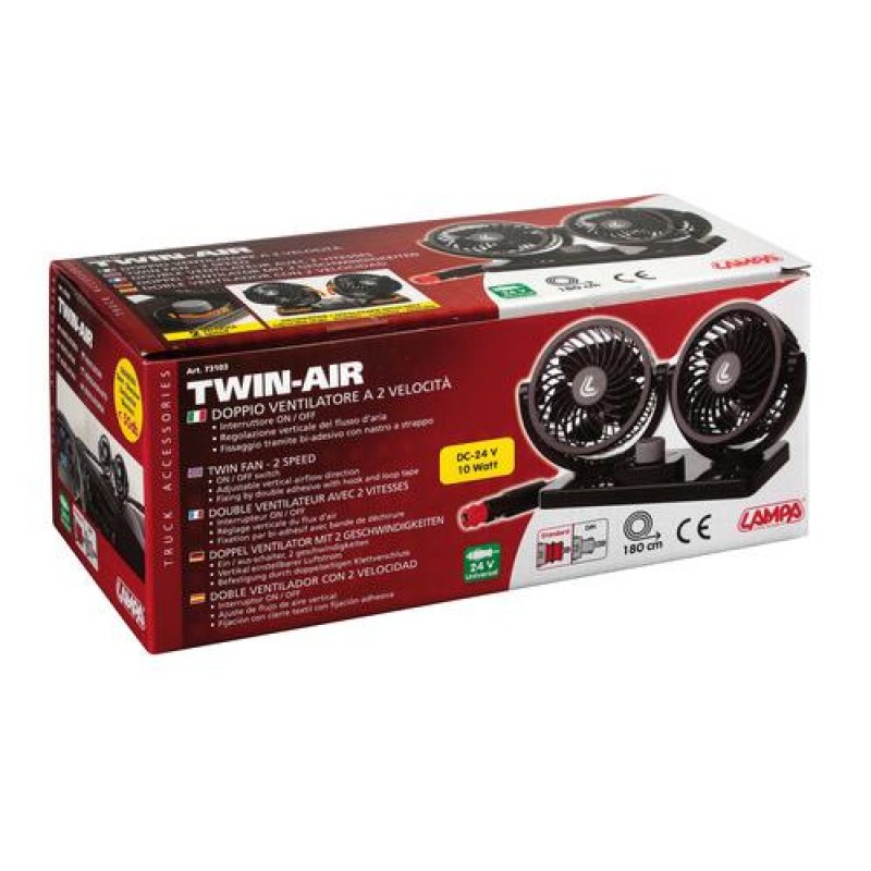 ΑΝΕΜΙΣΤΗΡΑΣ TWIN-AIR 24V 16W (2 ΤΑΧΥΤΗΤΕΣ - Φ 11 cm) - Lampa - L7310.3 ΑΝΕΜΙΣΤΗΡΑΣ TWIN-AIR 24V 16W (2 ΤΑΧΥΤΗΤΕΣ - Φ 11 cm) - Lampa - L7310.3