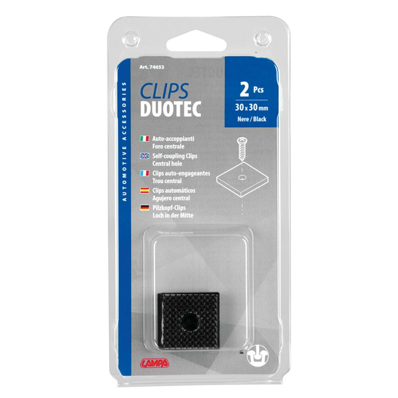 ΚΛΙΠ STRATCH ΣΥΓΚΡΑΤΗΣΗΣ ΑΝΤΙΚΕΙΜΕΝΩΝ ΒΙΔΩΤΑ 30x30mm DUOTEC SELF-COUPLING CLIPS LAMPA - 2 ΤΕΜ - Lampa - L7465.3 ΚΛΙΠ STRATCH ΣΥΓΚΡΑΤΗΣΗΣ ΑΝΤΙΚΕΙΜΕΝΩΝ ΒΙΔΩΤΑ 30x30mm DUOTEC SELF-COUPLING CLIPS LAMPA - 2 ΤΕΜ - Lampa - L7465.3