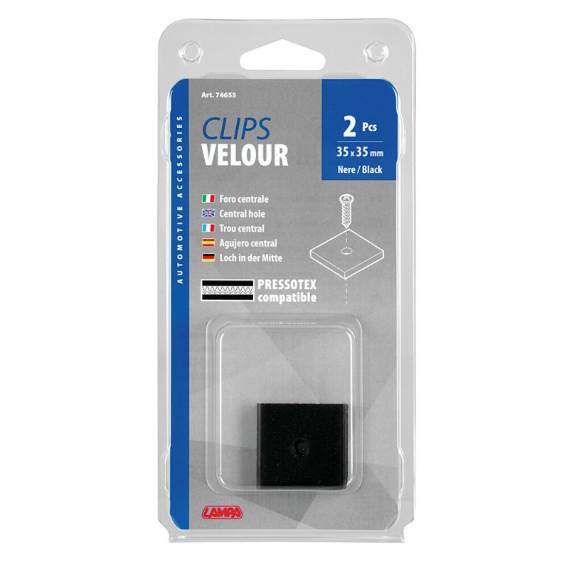 ΚΛΙΠ STRATCH ΣΥΓΚΡΑΤΗΣΗΣ ΑΝΤΙΚΕΙΜΕΝΩΝ ΒΙΔΩΤΑ 35x35mm VELOUR CLIPS LAMPA - 2 ΤΕΜ - Lampa - L7465.5 ΚΛΙΠ STRATCH ΣΥΓΚΡΑΤΗΣΗΣ ΑΝΤΙΚΕΙΜΕΝΩΝ ΒΙΔΩΤΑ 35x35mm VELOUR CLIPS LAMPA - 2 ΤΕΜ - Lampa - L7465.5