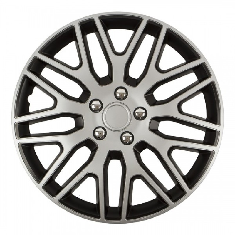 ΤΑΣΙ 14" DAKAR NC ΜΑΥΡΟ/ΑΣΗΜΙ - ΣΕΤ 4 ΤΕΜ ΣΕ ΚΟΥΤΙ - Amio - 8491/AM ΤΑΣΙ 14" DAKAR NC ΜΑΥΡΟ/ΑΣΗΜΙ - ΣΕΤ 4 ΤΕΜ ΣΕ ΚΟΥΤΙ - Amio - 8491/AM