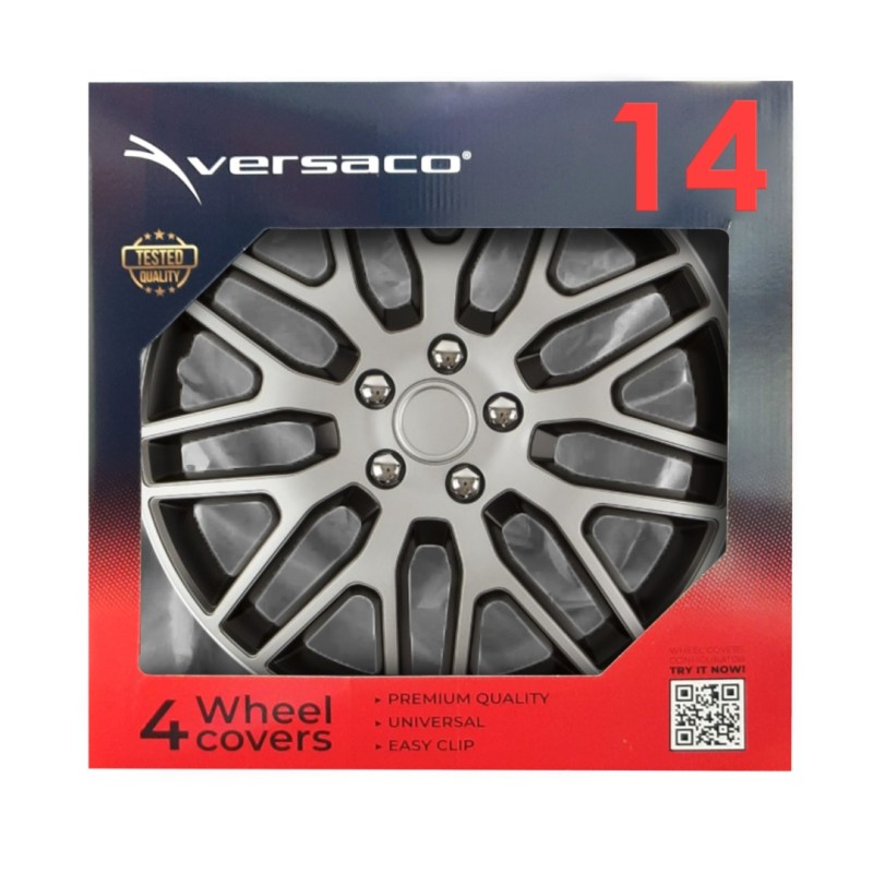 ΤΑΣΙ 14" DAKAR NC ΜΑΥΡΟ/ΑΣΗΜΙ - ΣΕΤ 4 ΤΕΜ ΣΕ ΚΟΥΤΙ - Amio - 8491/AM ΤΑΣΙ 14" DAKAR NC ΜΑΥΡΟ/ΑΣΗΜΙ - ΣΕΤ 4 ΤΕΜ ΣΕ ΚΟΥΤΙ - Amio - 8491/AM