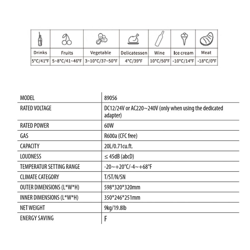 ΨΥΓΕΙΟ/ΚΑΤΑΨΥΚΤΗΣ 20LT/12/24V+220V ΦΟΡΗΤΟ ΜΕ ΣΥΜΠΙΕΣΤΗ/ΘΕΡΜΟΣΤΑΤΗ ΚΑΙ ΨΗΦΙΑΚΗ ΟΘΟΝΗ FC-20 LAMPA - 1 TEM. - Lampa - L8905.6 ΨΥΓΕΙΟ/ΚΑΤΑΨΥΚΤΗΣ 20LT/12/24V+220V ΦΟΡΗΤΟ ΜΕ ΣΥΜΠΙΕΣΤΗ/ΘΕΡΜΟΣΤΑΤΗ ΚΑΙ ΨΗΦΙΑΚΗ ΟΘΟΝΗ FC-20 LAMPA - 1 TEM. - Lampa - L8905.6