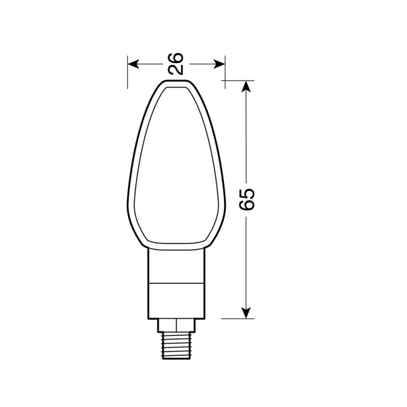 TUAREG ΦΛΑΣ LED ΜΟΤΟ 12V (ΜΑΥΡΟ - 65 Χ 26 mm) - 2 ΤΕΜ. - Lampa - 9009.8-LM TUAREG ΦΛΑΣ LED ΜΟΤΟ 12V (ΜΑΥΡΟ - 65 Χ 26 mm) - 2 ΤΕΜ. - Lampa - 9009.8-LM