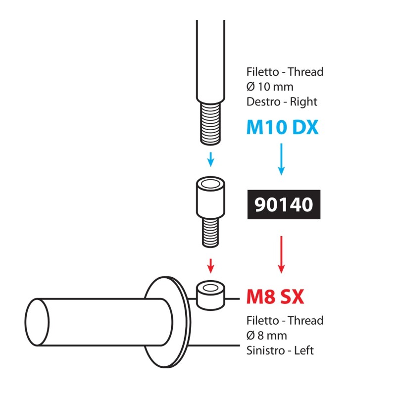 ΑΝΤΑΠΤΟΡΑΣ ΓΙΑ ΚΑΘΡΕΠΤΗ ΜΗΧΑΝΗΣ M10DX-M8SX -1ΤΕΜ - Lampa - 9014.0-LM ΑΝΤΑΠΤΟΡΑΣ ΓΙΑ ΚΑΘΡΕΠΤΗ ΜΗΧΑΝΗΣ M10DX-M8SX -1ΤΕΜ - Lampa - 9014.0-LM