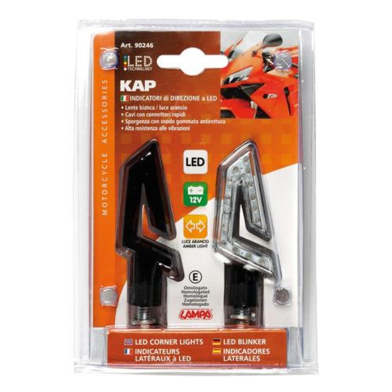 Φλάς KAP Μάυρο με LED 75x27mm - Lampa - 9024.6-LM Φλάς KAP Μάυρο με LED 75x27mm - Lampa - 9024.6-LM