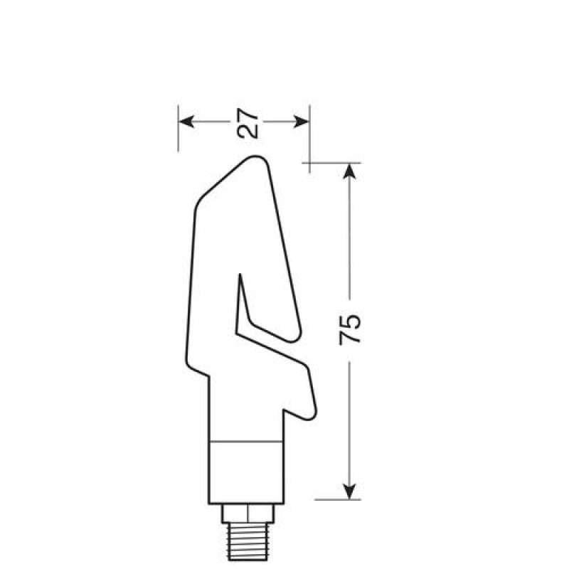 Φλάς KAP Μάυρο με LED 75x27mm - Lampa - 9024.6-LM Φλάς KAP Μάυρο με LED 75x27mm - Lampa - 9024.6-LM