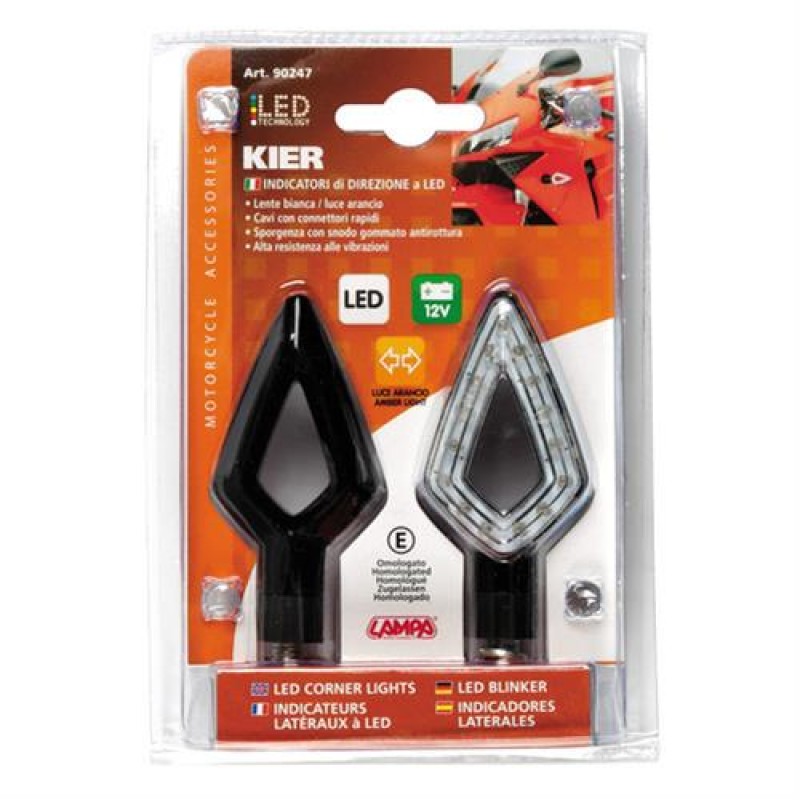 Φλας KIER μαύρο LED 75x36mm - Lampa - 9024.7-LM Φλας KIER μαύρο LED 75x36mm - Lampa - 9024.7-LM