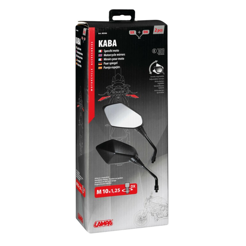 Καθρέπτες Μηχανής ΚΑΒΑ M10X1,25 2τεμ. - Lampa - 9034.6-LM Καθρέπτες Μηχανής ΚΑΒΑ M10X1,25 2τεμ. - Lampa - 9034.6-LM