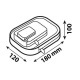 ΤΣΑΝΤΑΚΙ ΠΟΔΙΟΥ ΓΙΑ ΟΔΗΓΟ ΜΗΧΑΝΗΣ T-MAXTER LEG-PACK (180 Χ 120 Χ 100 mm) - Lampa - 9042.1-LM ΤΣΑΝΤΑΚΙ ΠΟΔΙΟΥ ΓΙΑ ΟΔΗΓΟ ΜΗΧΑΝΗΣ T-MAXTER LEG-PACK (180 Χ 120 Χ 100 mm) - Lampa - 9042.1-LM