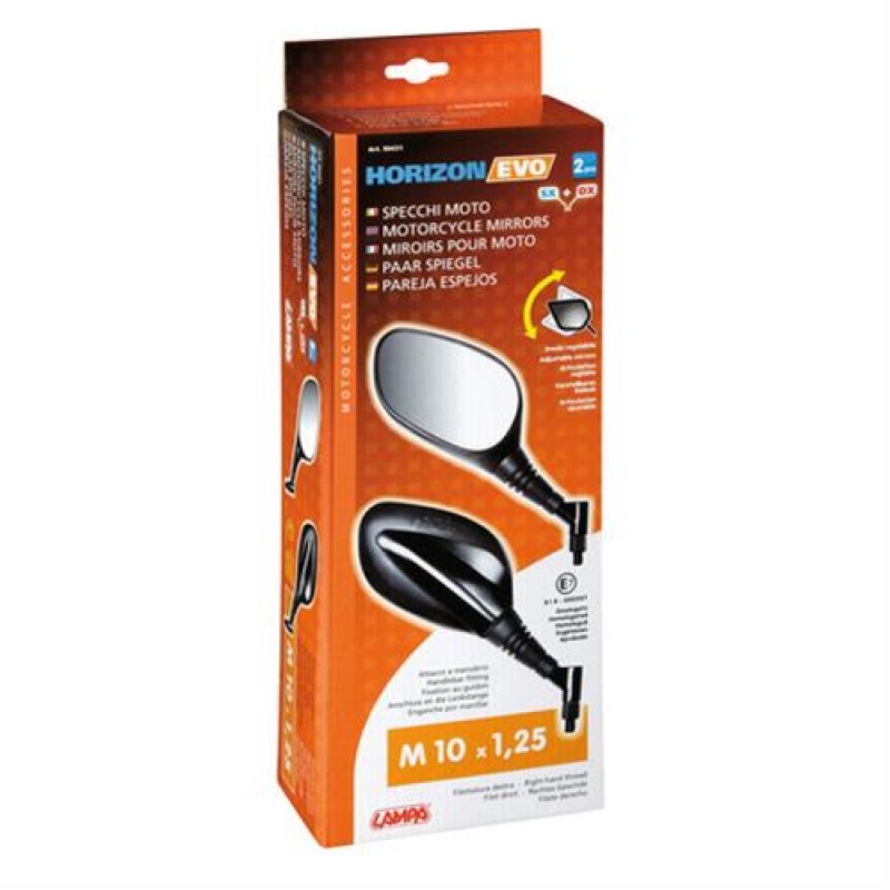 Καθρέπτες Μηχανής Horizon Evo M10X1,25 2τεμ. - Lampa - 9043.1-LM Καθρέπτες Μηχανής Horizon Evo M10X1,25 2τεμ. - Lampa - 9043.1-LM