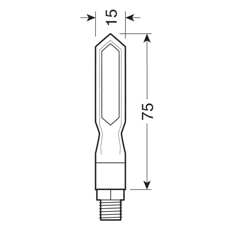 ΦΛΑΣ ΜΟΤΟ PIERCER SQ 12V ΜΑΥΡΑ SMD LED 75x15mm 2ΤΕΜ. - Lampa - 9047.9-LM ΦΛΑΣ ΜΟΤΟ PIERCER SQ 12V ΜΑΥΡΑ SMD LED 75x15mm 2ΤΕΜ. - Lampa - 9047.9-LM