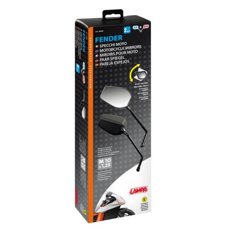 ΚΑΘΡΕΠΤΕΣ ΜΟΤΟ FENDER M10x1,25 ΜΑΥΡΟΙ/CARBON 2 ΤΕΜ. - Lampa - 9048.9-LM ΚΑΘΡΕΠΤΕΣ ΜΟΤΟ FENDER M10x1,25 ΜΑΥΡΟΙ/CARBON 2 ΤΕΜ. - Lampa - 9048.9-LM