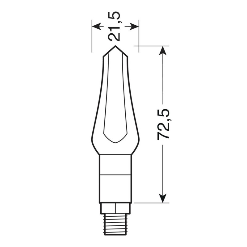 ΦΛΑΣ ΜΟΤΟ ZEPHYR ΜΑΥΡΑ 12V SMD LED 72,5x21,5mm 2ΤΕΜ. - Lampa - 9049.3-LM ΦΛΑΣ ΜΟΤΟ ZEPHYR ΜΑΥΡΑ 12V SMD LED 72,5x21,5mm 2ΤΕΜ. - Lampa - 9049.3-LM