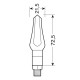 ΦΛΑΣ ΜΟΤΟ ZEPHYR ΜΑΥΡΑ 12V SMD LED 72,5x21,5mm 2ΤΕΜ. - Lampa - 9049.3-LM ΦΛΑΣ ΜΟΤΟ ZEPHYR ΜΑΥΡΑ 12V SMD LED 72,5x21,5mm 2ΤΕΜ. - Lampa - 9049.3-LM