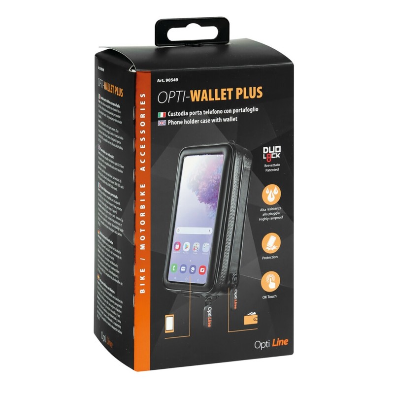 Θήκη Κινητού και Πορτοφόλι Wallet Plus της σειράς Optiline Universal Εφαρμογής για κινητά με μέγιστες διαστάσεις 85 x 170 mm, συμβατή με Βάσεις Στήριξης Κινητού Optiline για Μηχανή με σύστημα Duolock - Optiline - 9054.9-LM Θήκη Κινητού και Πορτοφόλι Wallet Plus της σειράς Optiline Universal Εφαρμογής για κινητά με μέγιστες διαστάσεις 85 x 170 mm, συμβατή με Βάσεις Στήριξης Κινητού Optiline για Μηχανή με σύστημα Duolock - Optiline - 9054.9-LM