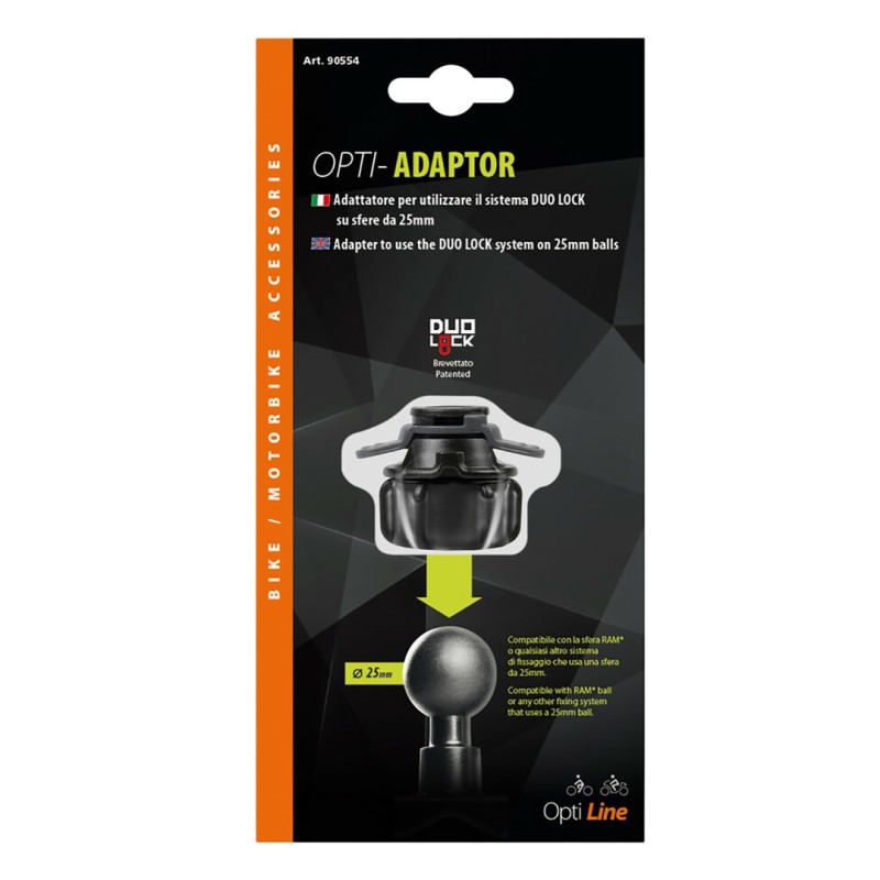 Ανταλλακτικός Αντάπτορας Adaptor 25 mm της σειράς Optiline, συμβατός με Βάσεις Στήριξης Κινητού RAM ® ή Βάσεις Στήριξης Κινητού με μπίλια 25 mm και Θήκες ή Αντάπτορες Κινητού Optiline - Optiline - 9055.4-LM Ανταλλακτικός Αντάπτορας Adaptor 25 mm της σειράς Optiline, συμβατός με Βάσεις Στήριξης Κινητού RAM ® ή Βάσεις Στήριξης Κινητού με μπίλια 25 mm και Θήκες ή Αντάπτορες Κινητού Optiline - Optiline - 9055.4-LM