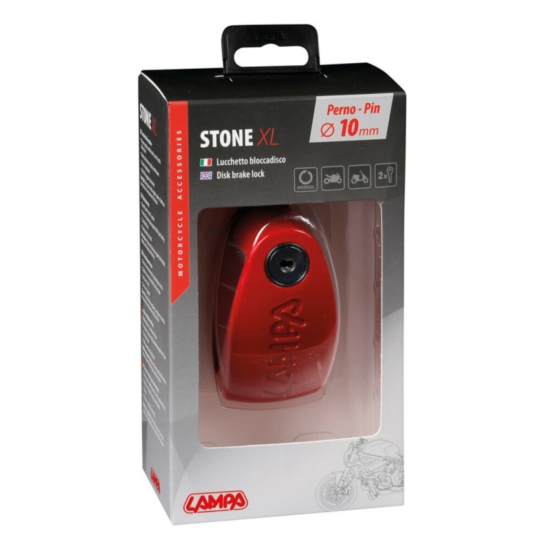 ΑΝΤΙΚΛΕΠΤΙΚΟ ΔΙΣΚΟΦΡΕΝΟΥ STONE XL ΚΟΚΚΙΝΟ 10 mm (2 ΚΛΕΙΔΙΑ) - Lampa - 9059.1-LM ΑΝΤΙΚΛΕΠΤΙΚΟ ΔΙΣΚΟΦΡΕΝΟΥ STONE XL ΚΟΚΚΙΝΟ 10 mm (2 ΚΛΕΙΔΙΑ) - Lampa - 9059.1-LM