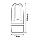 ΚΟΥΛΟΥΡΑ ΑΝΤΙΚΛΕΠΤΙΚΗ ΜΕ ΥΦΑΣΜΑ 2ΣE1 1.20CM LAMPA - 1 TEM. - Lampa - 9061.9-LM ΚΟΥΛΟΥΡΑ ΑΝΤΙΚΛΕΠΤΙΚΗ ΜΕ ΥΦΑΣΜΑ 2ΣE1 1.20CM LAMPA - 1 TEM. - Lampa - 9061.9-LM
