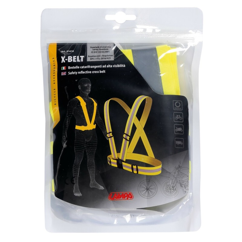 ΑΝΑΚΛΑΣΤΙΚΗ ΖΩΝΗ X-BELT ΜΕ ΧΙΑΣΤΙ ΤΙΡΑΝΤΕΣ (ΦΩΣΦΟΡΙΖΕ/ΚΙΤΡΙΝΟ/ΠΟΛΥΕΣΤΕΡΙΚΟ) - 1 ΤΕΜ. - Lampa - 9141.0-LM ΑΝΑΚΛΑΣΤΙΚΗ ΖΩΝΗ X-BELT ΜΕ ΧΙΑΣΤΙ ΤΙΡΑΝΤΕΣ (ΦΩΣΦΟΡΙΖΕ/ΚΙΤΡΙΝΟ/ΠΟΛΥΕΣΤΕΡΙΚΟ) - 1 ΤΕΜ. - Lampa - 9141.0-LM