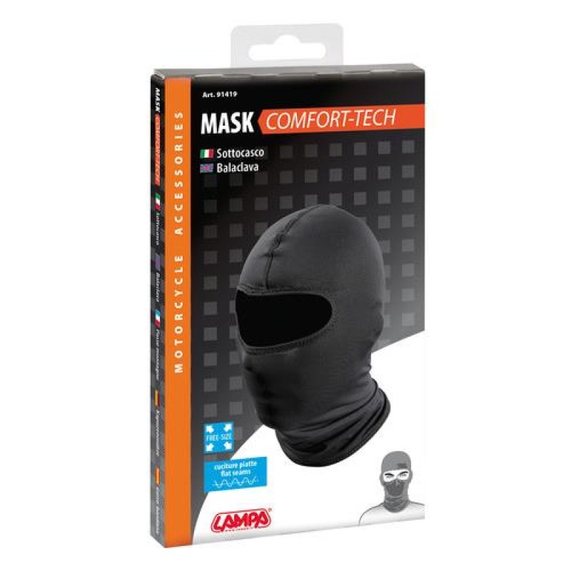 ΜΠΑΛΑΚΛΑΒΑ ΜΑΥΡΗ MASK COMFORT-TECH ΜΙΚΡΟΦΙΜΠΡΑ - Lampa - 9141.9-LM ΜΠΑΛΑΚΛΑΒΑ ΜΑΥΡΗ MASK COMFORT-TECH ΜΙΚΡΟΦΙΜΠΡΑ - Lampa - 9141.9-LM