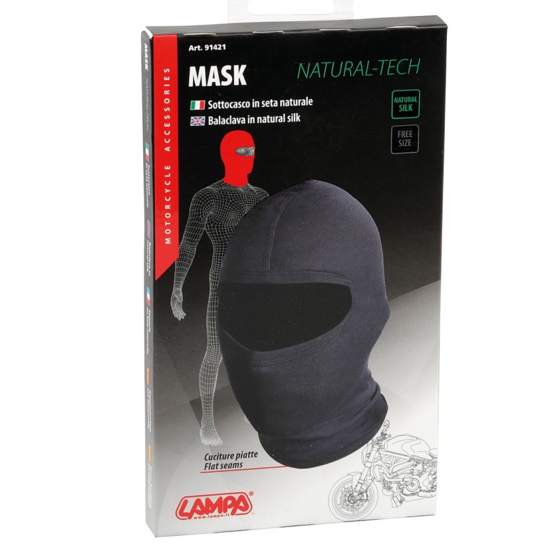 ΜΠΑΛΑΚΛΑΒΑ MASK-PLUS ΜΑΥΡΗ 100% SILK (ΜΕΤΑΞΩΤΗ) - Lampa - 9142.1-LM ΜΠΑΛΑΚΛΑΒΑ MASK-PLUS ΜΑΥΡΗ 100% SILK (ΜΕΤΑΞΩΤΗ) - Lampa - 9142.1-LM