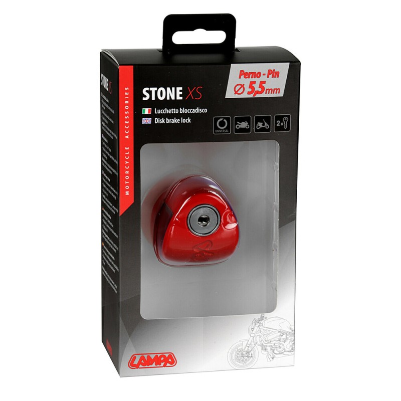 ΑΝΤΙΚΛΕΠΤΙΚΟ ΔΙΣΚΟΦΡΕΝΟΥ STONE XS ΚΟΚΚΙΝΟ 5,5mm (2 ΚΛΕΙΔΙΑ) LAMPA - 1 ΤΕΜ - Lampa - 9156.2-LM ΑΝΤΙΚΛΕΠΤΙΚΟ ΔΙΣΚΟΦΡΕΝΟΥ STONE XS ΚΟΚΚΙΝΟ 5,5mm (2 ΚΛΕΙΔΙΑ) LAMPA - 1 ΤΕΜ - Lampa - 9156.2-LM