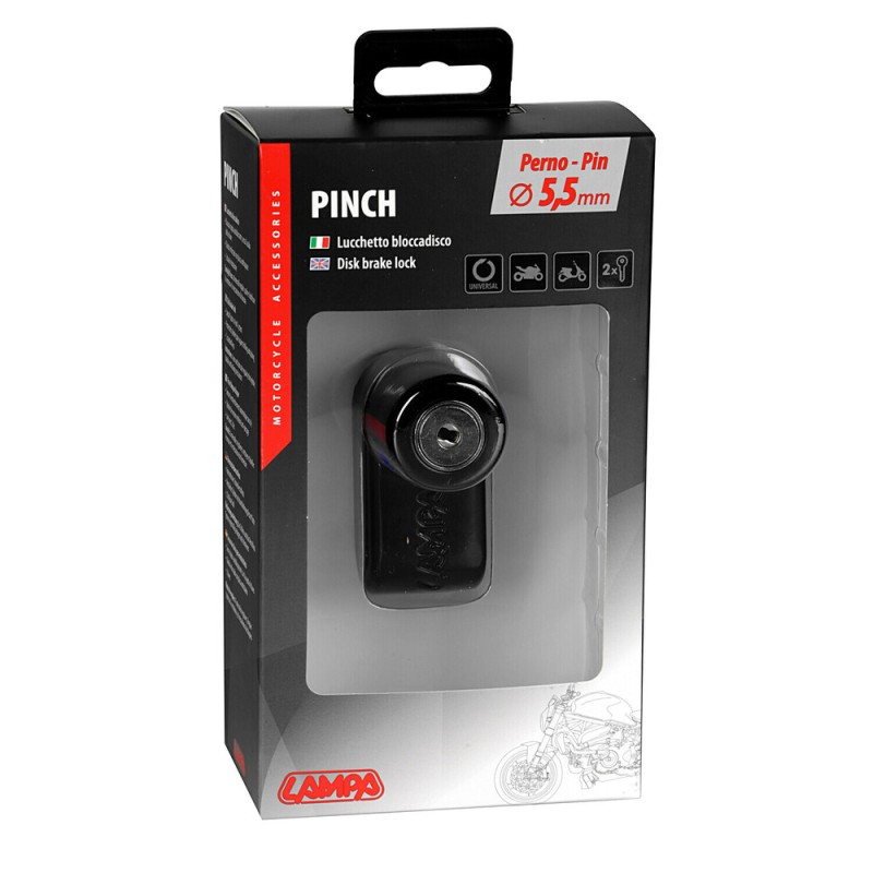 ΑΝΤΙΚΛΕΠΤΙΚΟ ΔΙΣΚΟΦΡΕΝΟΥ PINCH ΜΑΥΡΟ 5,5mm (2 ΚΛΕΙΔΙΑ) LAMPA - 1 ΤΕΜ - Lampa - 9156.3-LM ΑΝΤΙΚΛΕΠΤΙΚΟ ΔΙΣΚΟΦΡΕΝΟΥ PINCH ΜΑΥΡΟ 5,5mm (2 ΚΛΕΙΔΙΑ) LAMPA - 1 ΤΕΜ - Lampa - 9156.3-LM