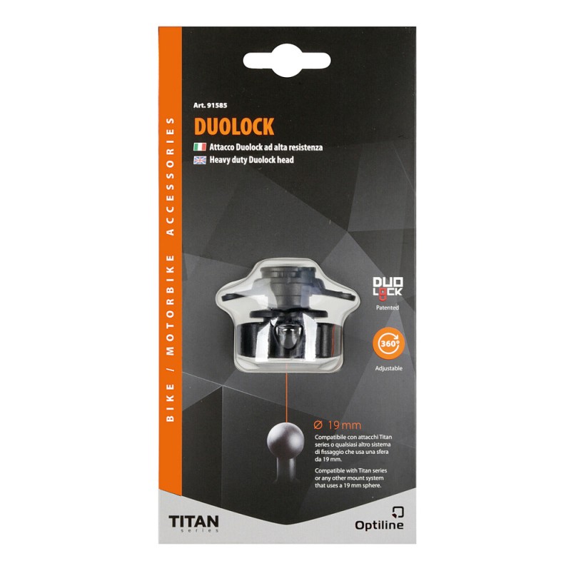 Ανταλλακτικός Αντάπτορας Duolock 19 mm της σειράς Titan Optiline, συμβατός με Βάσεις Στήριξης, Θήκες ή Αντάπτορες Κινητού Optiline ή Βάσεις Στήριξης Κινητού με μπίλια 19 mm - Optiline - 9158.5-LM Ανταλλακτικός Αντάπτορας Duolock 19 mm της σειράς Titan Optiline, συμβατός με Βάσεις Στήριξης, Θήκες ή Αντάπτορες Κινητού Optiline ή Βάσεις Στήριξης Κινητού με μπίλια 19 mm - Optiline - 9158.5-LM