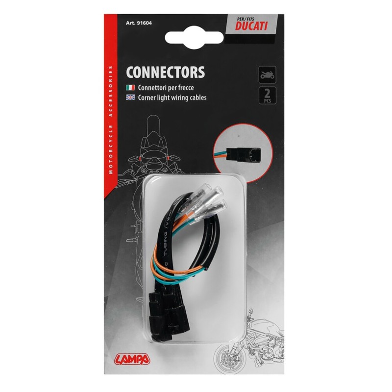 ΚΑΛΩΔΙΩΣΗ ΓΙΑ ΣΥΝΔΕΣΗ LED ΦΛΑΣ DUCATI 2ΤΕΜ. - Lampa - 9160.4-LM ΚΑΛΩΔΙΩΣΗ ΓΙΑ ΣΥΝΔΕΣΗ LED ΦΛΑΣ DUCATI 2ΤΕΜ. - Lampa - 9160.4-LM