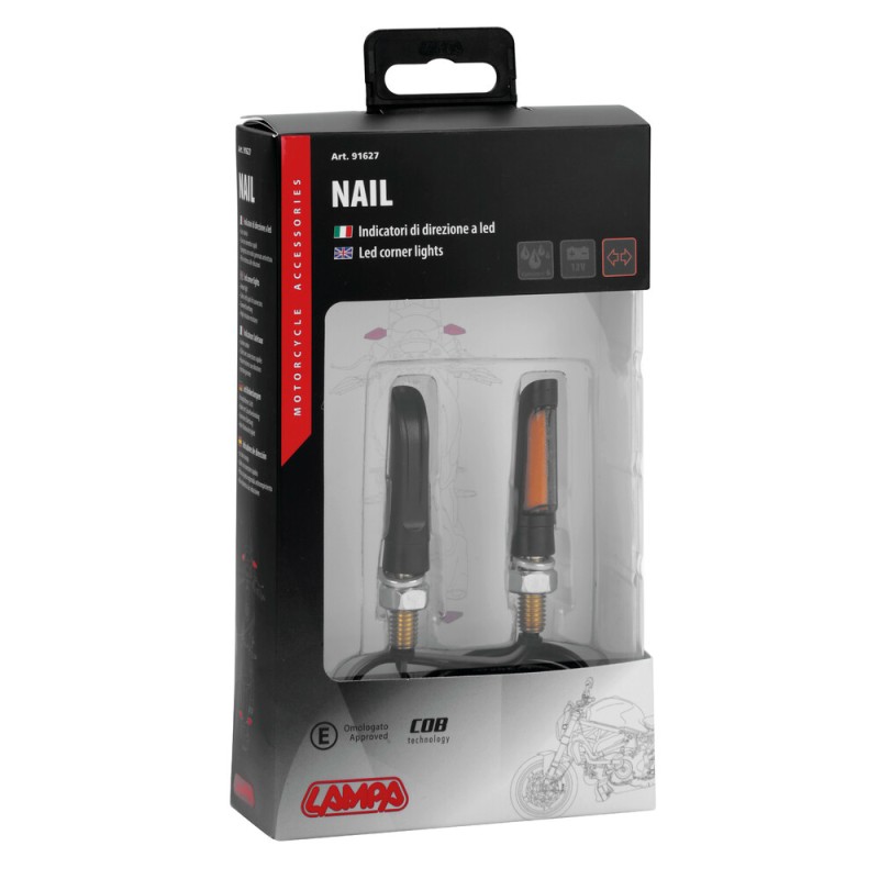 ΦΛΑΣ MOTO NAIL ΜΑΥΡΑ 12V COB LED M8 50x10mm LAMPA - 2 TEM. - Lampa - 9162.7-LM ΦΛΑΣ MOTO NAIL ΜΑΥΡΑ 12V COB LED M8 50x10mm LAMPA - 2 TEM. - Lampa - 9162.7-LM